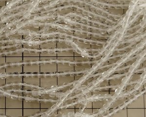 画像2: チェコガラスビーズ/クリスタル/キューブ/4mm(45個)