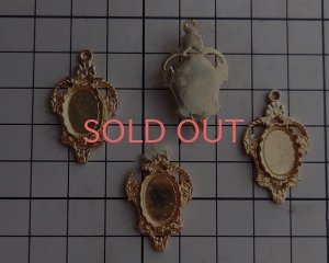 画像2: ヴィンテージ/USA/メタル/14×10mmセッティング（1個）