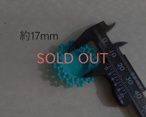 画像5: ヴィンテージ/ドイツ/プラスチック/ラウンドフラワーパーツ/ミント(1個)