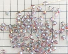 画像2: チェコガラスビーズ/ファイアポリッシュ/6mm/フローライトダブルコート(10個) (2)