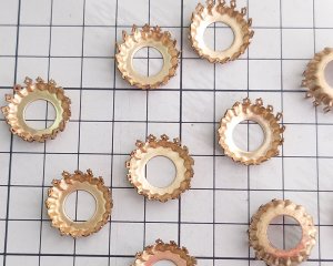 画像2: 18mm用/ブラスセッティング/クラウン(1個)