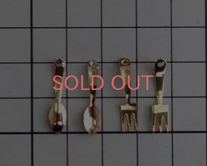 画像3: デッドストックメタルチャーム/フォーク/ゴールドメッキ（1個）