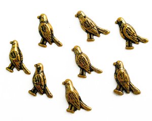 画像1: ヴィンテージ/日本/ゴールドバード/約16×8mm（１個）