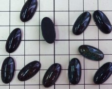 画像3: ヴィンテージ/ガラス/サーモオーバル/約18×9mm(1個) (3)