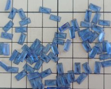 画像2: ヴィンテージ/ドイツ/ガラス/モンタナレクタングル/約8×4mm(1個) (2)