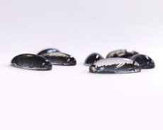 画像4: ヴィンテージ/ガラス/サーモオーバル/約18×9mm(1個) (4)