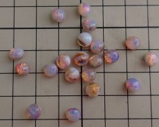 画像2: ヴィンテージ/チェコ/ガラス/ファイアオパール/29ss(1個) (2)