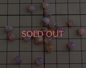 画像2: ヴィンテージ/チェコ/ガラス/ファイアオパール/29ss(1個)