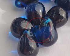 画像6: チェコガラスビーズ/ドロップ/ウラニウムイエロー/約14×10mm(1個) (6)