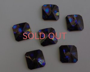 画像2: ヴィンテージ/スワロフスキーArt.2650/ブルーキャビア/14mm