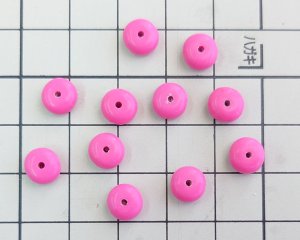 画像2: ヴィンテージ/ドイツ/プラスチック/ぽってりロンデル/ピンク（2個）