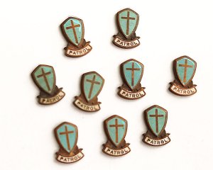 画像1: ヴィンテージ/USA/ブラスパーツ/PATROL(1個)