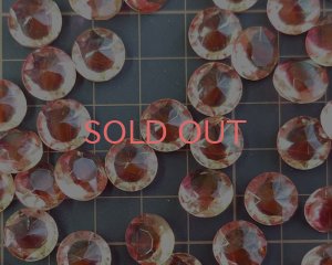 画像3: ヴィンテージ/ガラスストーン/シトリン×ローズ/48ss(1個)