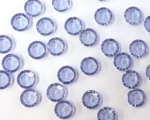 画像2: ヴィンテージ/ドイツ/ガラス/シャネルストーン/タンザナイト/39ss（2個）