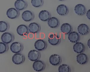 画像2: ヴィンテージ/ドイツ/ガラス/シャネルストーン/タンザナイト/39ss（2個）