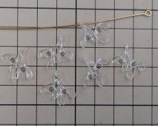 画像3: ヴィンテージ/ドイツ/プラスチック/葉と実/約18mm/クリア(1個) (3)