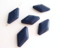 ヴィンテージ/ドイツ/プラスチック/ラージフラットダイヤモンド/ネイビー（1個）