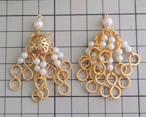 画像3: ヴィンテージ/日本/パールドロップチャーム(1個)