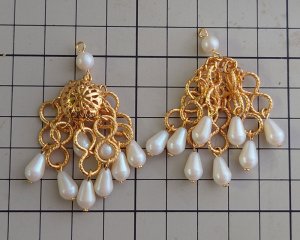 画像3: ヴィンテージ/日本/パールドロップチャーム/しずく(1個)