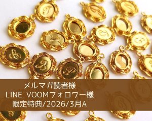 画像1: 限定特典/2026/3月A/モノグラムチャーム(1個)