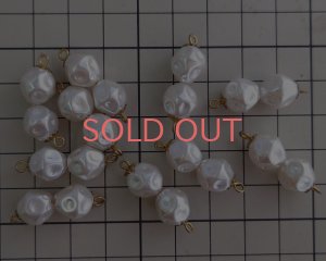 画像2: ヴィンテージ/日本/プラスチックパールコネクター（1個）