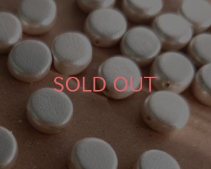 画像3: ウッドパール/ホワイトコイン/約10mm(1個)