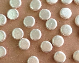 画像2: ウッドパール/ホワイトコイン/約10mm(1個)