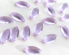 画像1: ヴィンテージ/チェコ/ガラスストーン/アレキサンドライト/15×7mm（1個） (1)