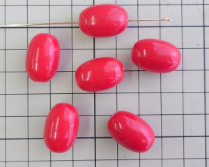 画像2: ヴィンテージ/日本/プラスチック/コクーン/レッド(1個)