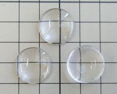 画像2: ガラスカボション/中国/シンプルラウンド/約18mm(1個) (2)