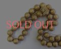 ヴィンテージ/ドイツ/ルーサイト/ゴールドチェックボール/8mm(1個)