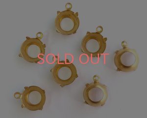 画像1: 48ss用/ブラスセッティング/オープンバック（1個）