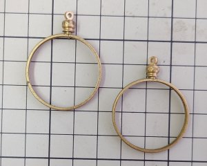 画像2: ヴィンテージ/ブラス/コインホルダー/内径30mm(1個)