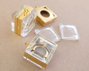 画像1: ヴィンテージ/ブラス/ウォッチケース(1個)