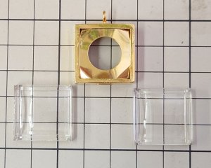 画像2: ヴィンテージ/ブラス/ウォッチケース(1個)