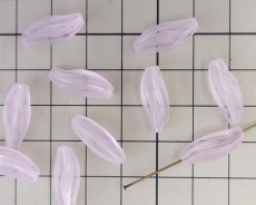 画像2: ヴィンテージ/ドイツ/プラスチック/なみなみチューブ/フロストライトピンク(2個) (2)