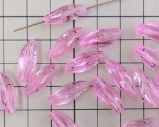 画像3: ヴィンテージ/ドイツ/プラスチック/なみなみチューブ/トランスピンク(2個) (3)