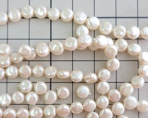 画像2: ヴィンテージ/日本/ガラスパール/コインバロック(4個)