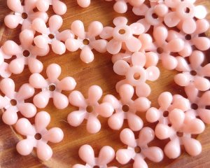 画像2: ヴィンテージ/ドイツ/プラスティック/フラワー300/ピンク（2個）