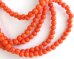 画像1: ヴィンテージ/ドイツ/プラスチック/コーラルオレンジ/約6mm（10個） (1)