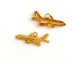 画像1: ブラスチャーム/飛行機(1個) (1)