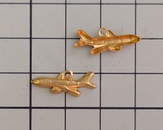 画像2: ブラスチャーム/飛行機(1個) (2)
