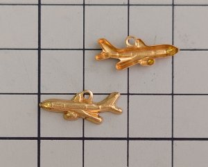 画像2: ブラスチャーム/飛行機(1個)