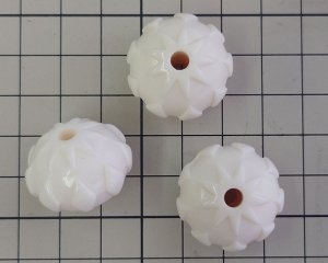 画像2: デッドストック/日本/プラスチック/ラージアイボリー(1個)