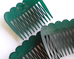 画像2: ヴィンテージ/西ドイツ/プラスチックコーム/グリーン