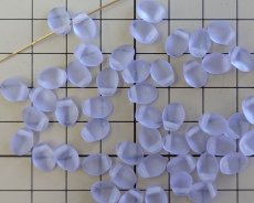 画像2: チェコガラスビーズ/ペタル/フロストアレキサンドライト/約8×6mm(10個) (2)