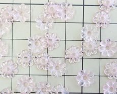 画像2: ヴィンテージ/ドイツ/プラスチック/フラワーL/トランスピンク（4個） (2)