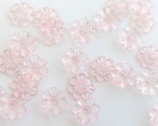 画像3: ヴィンテージ/ドイツ/プラスチック/フラワーL/トランスピンク（4個） (3)