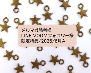 画像1: 限定特典/2026/6月A/金古美スターチャーム6個