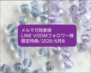画像1: 限定特典/2026/6月B/ヴィンテージビーズ2個